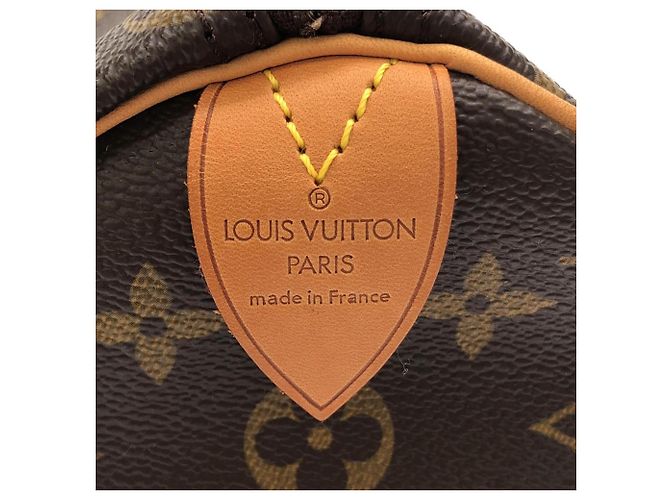 Borsa Louis Vuitton Monogram Speedy Boston Bag Marrone - vista 6