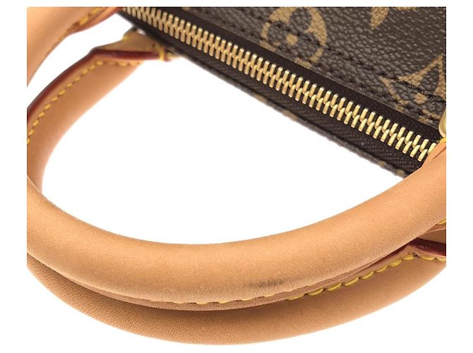 Borsa Louis Vuitton Monogram Speedy Boston Bag Marrone - vista 7