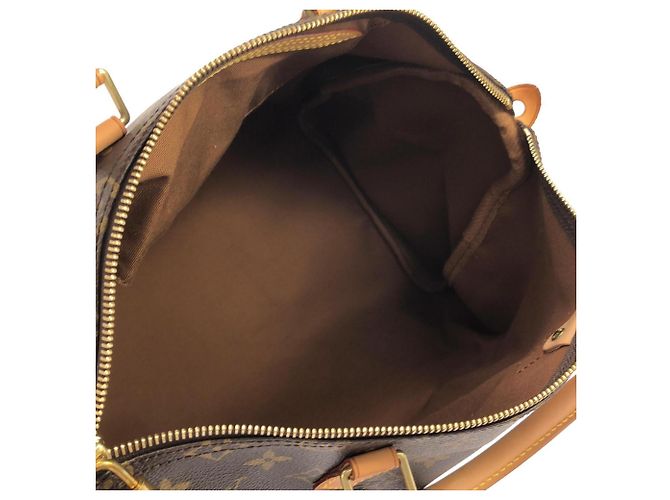 Borsa Louis Vuitton Monogram Speedy Boston Bag Marrone - vista 8