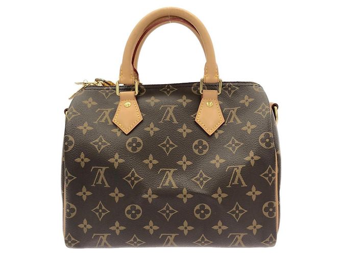 Borsa Boston Louis Vuitton Monogram Speedy Bandoulière Marrone - vista 2
