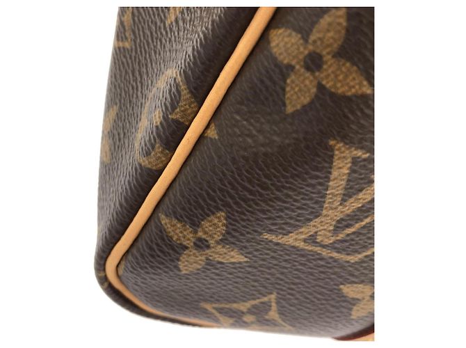 Borsa Boston Louis Vuitton Monogram Speedy Bandoulière Marrone - vista 4