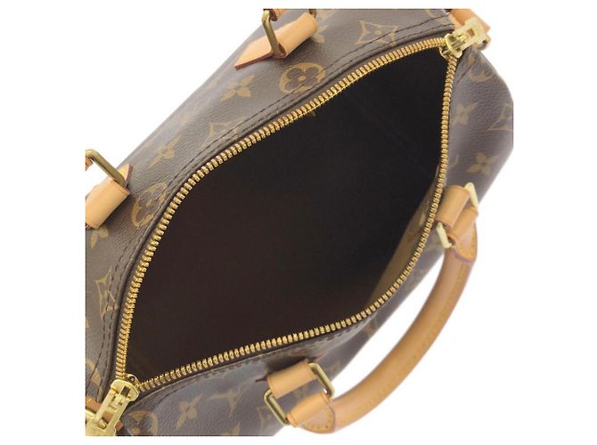 Borsa Boston Louis Vuitton Monogram Speedy Bandoulière Marrone - vista 8