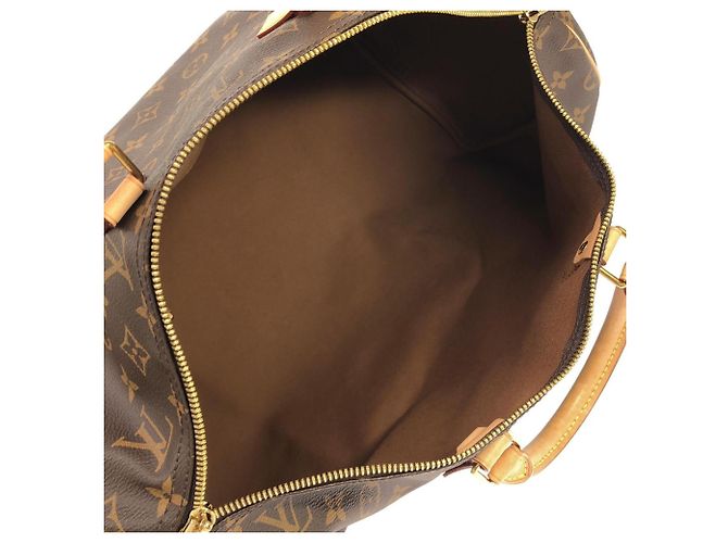 Borsa Boston Louis Vuitton Monogram Speedy Bandoulière Marrone - vista 6