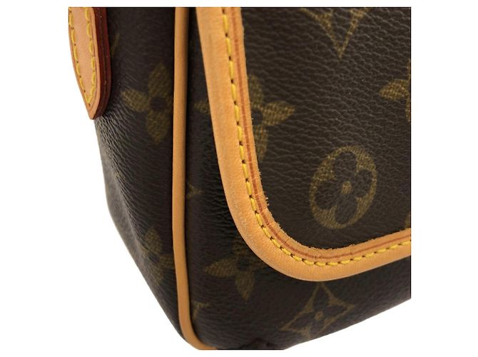 Borsa a tracolla Louis Vuitton Monogram Tikal PM Marrone - vista 4