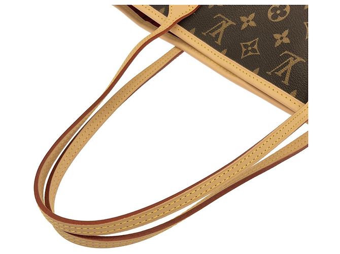 Borsa Louis Vuitton Monogram Neverfull MM Marrone - vista 6