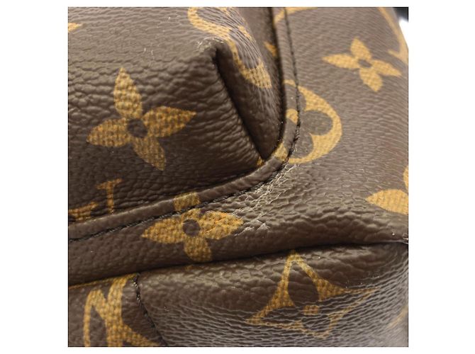 Zaino Louis Vuitton Monogram Palm Springs PM Marrone - vista 4