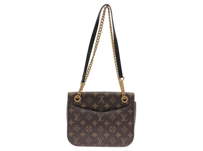 Borsa a tracolla Louis Vuitton Monogram Passy Marrone - vista 2
