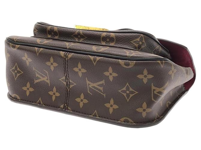 Borsa a tracolla Louis Vuitton Monogram Passy Marrone - vista 3