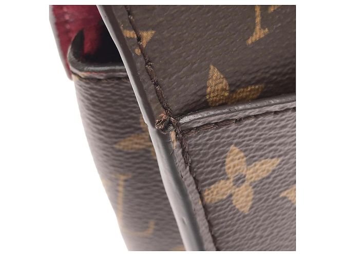 Borsa a tracolla Louis Vuitton Monogram Passy Marrone - vista 5