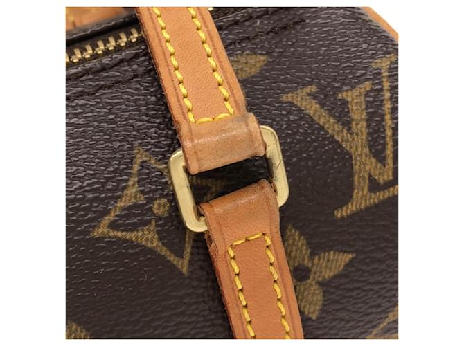 Borsa Louis Vuitton Monogram Papillon Marrone - vista 3