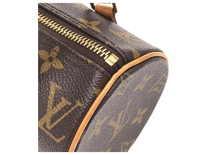 Borsa Louis Vuitton Monogram Papillon Marrone - vista 5