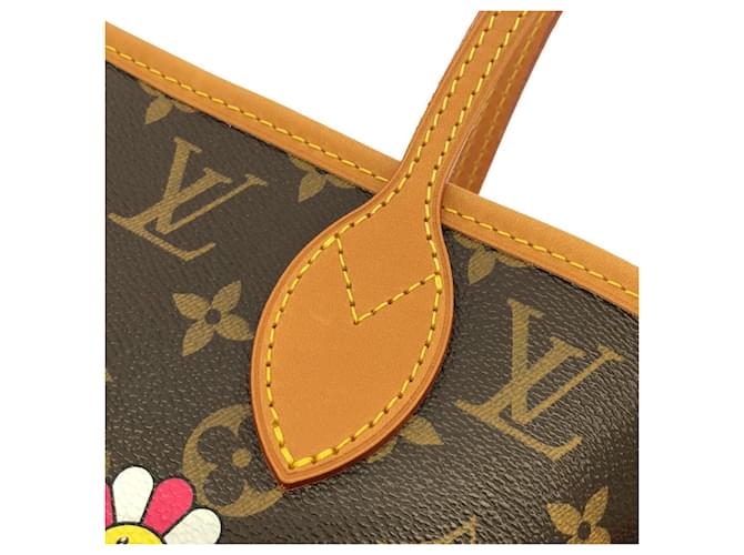 Borsa Louis Vuitton Monogram Neverfull MM Marrone - vista 5