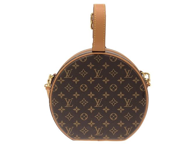Borsa Louis Vuitton Monogram Petite Boite Chapeau Marrone - vista 2
