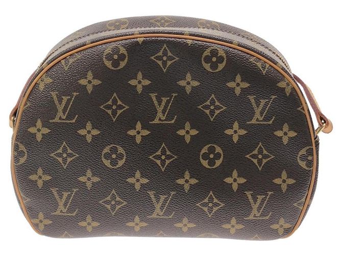 Borsa a tracolla Louis Vuitton Monogram Blois M51221 Marrone - vista 2