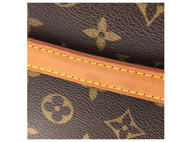 Borsa a tracolla Louis Vuitton Monogram Blois M51221 Marrone - vista 4