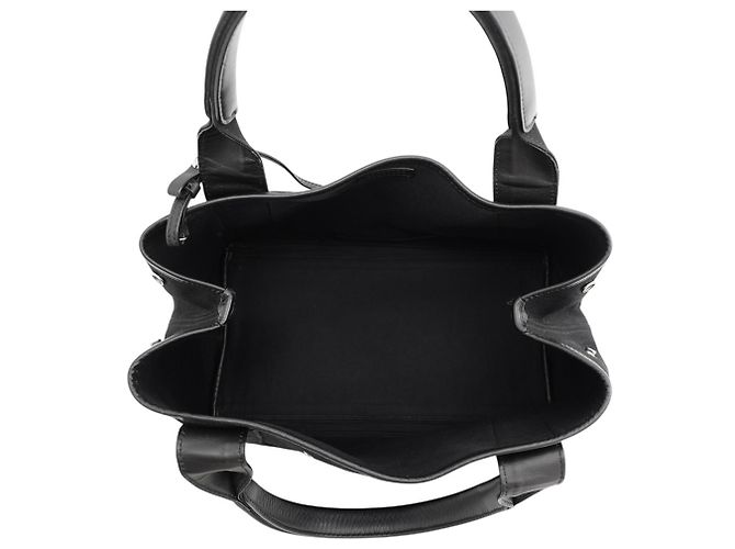 Borsa Tote Balenciaga Navy Cabas S Nera Nero - vista 5
