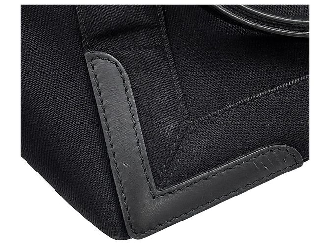 Borsa Tote Balenciaga Navy Cabas S Nera Nero - vista 7