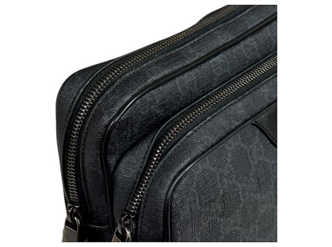 Borsa a mano Gucci GG Supreme Black Nero - vista 10