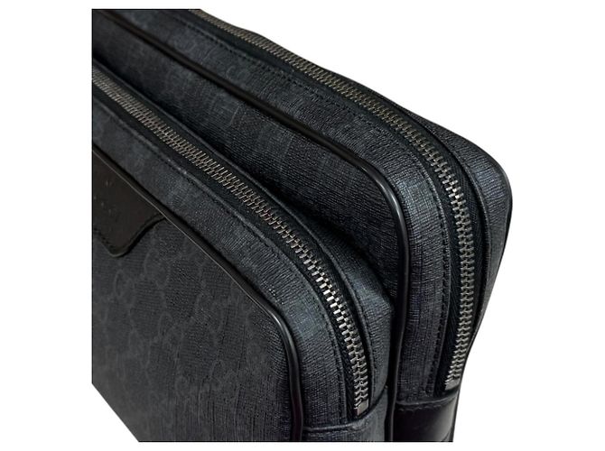 Borsa a mano Gucci GG Supreme Black Nero - vista 11