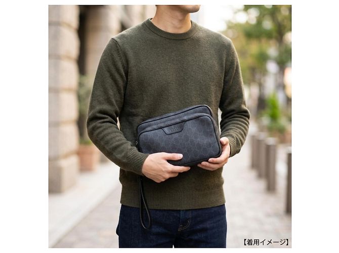 Borsa a mano Gucci GG Supreme Black Nero - vista 14