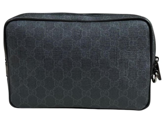 Borsa a mano Gucci GG Supreme Black Nero - vista 3
