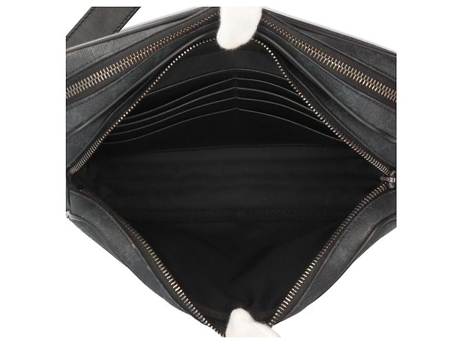 Borsa a mano Gucci GG Supreme Black Nero - vista 7