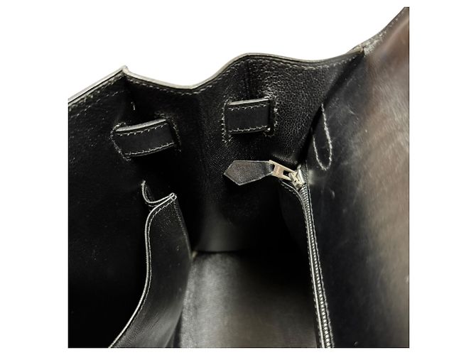 Hermès Borsa a tracolla Hermes Kelly 32 Nero - vista 8