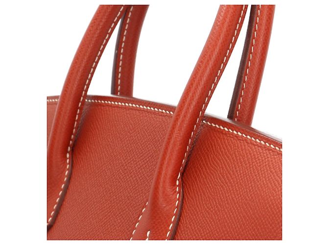 Hermès Hermes Birkin 30 Handtasche Weiß Rot Orange - Ansicht 15