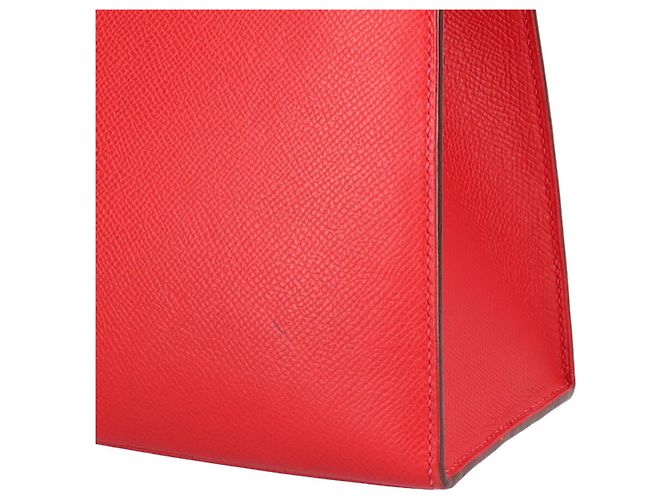Hermès Borsa a tracolla Hermes Kelly 28 Rosso - vista 10