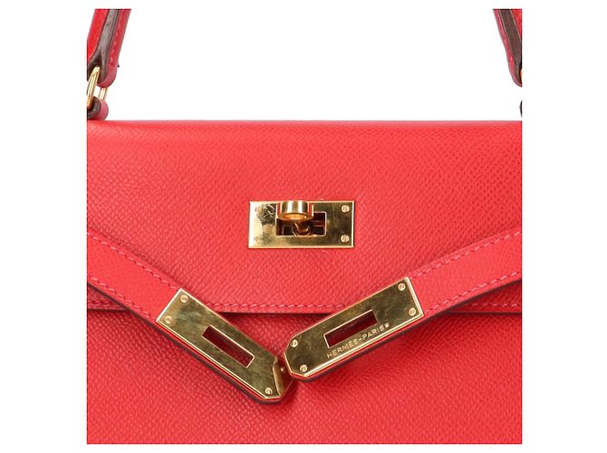Hermès Borsa a tracolla Hermes Kelly 28 Rosso - vista 12