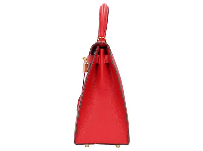 Hermès Borsa a tracolla Hermes Kelly 28 Rosso - vista 5