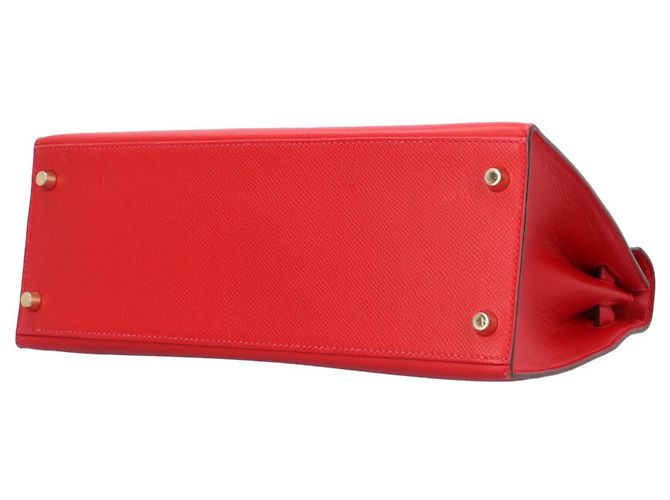 Hermès Borsa a tracolla Hermes Kelly 28 Rosso - vista 7