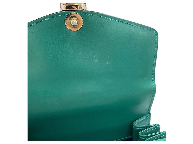 Bulgari Borsa Bvlgari Serpenti Forever in Emerald Green - vista 11