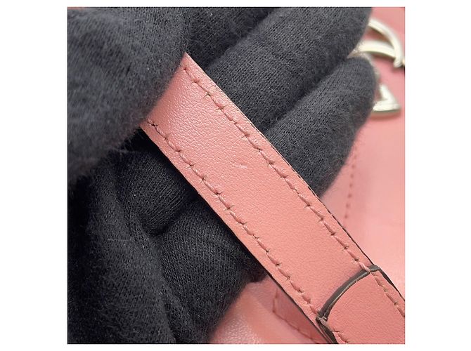 Borsa a tracolla mini con catena Gucci GG Marmont Rosa - vista 12