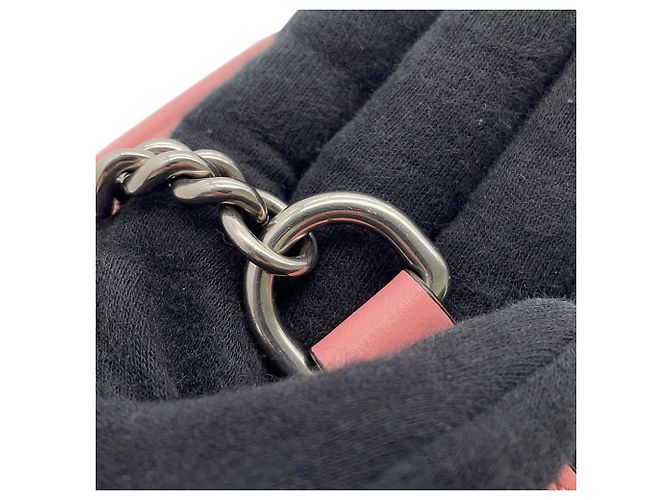 Borsa a tracolla mini con catena Gucci GG Marmont Rosa - vista 13