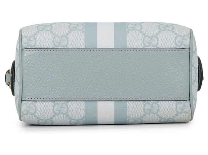 Borsa a tracolla Gucci Ophidia Super Mini Blu chiaro - vista 3