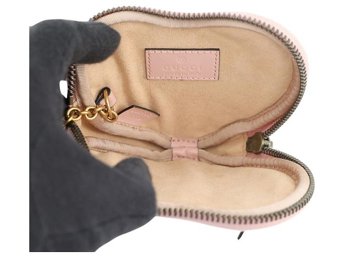 Monedero Gucci de piel rosa - vista 5