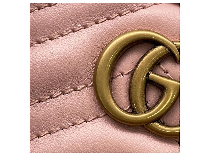 Monedero Gucci de piel rosa - vista 7