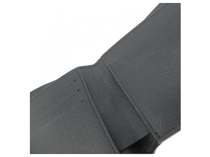 Louis Vuitton Taiga Portefeuille Multiple Billfold Nero - vista 8