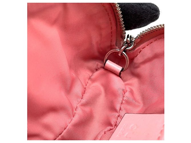 Pouch Gucci GG Marmont in pelle rosa - vista 11