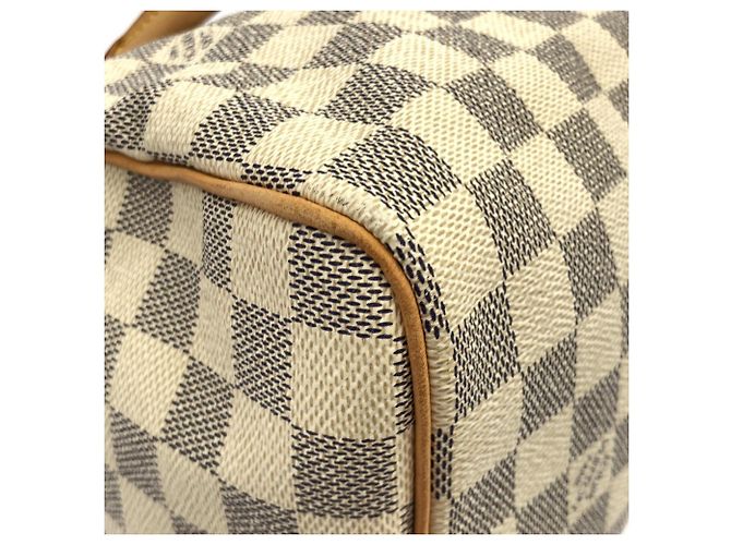 Borsa Louis Vuitton Damier Azur Speedy Boston Blu - vista 2