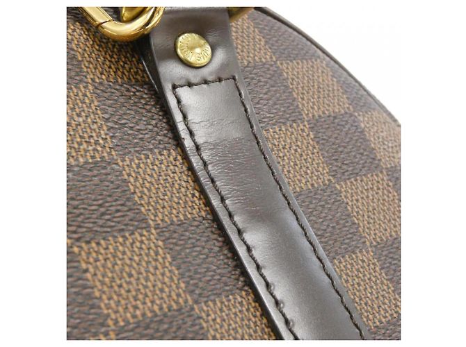 Borsa Boston Louis Vuitton Damier Speedy Bandoulière 25cm Damier ebene - vista 3