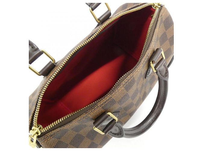 Borsa Boston Louis Vuitton Damier Speedy Bandoulière 25cm Damier ebene - vista 9