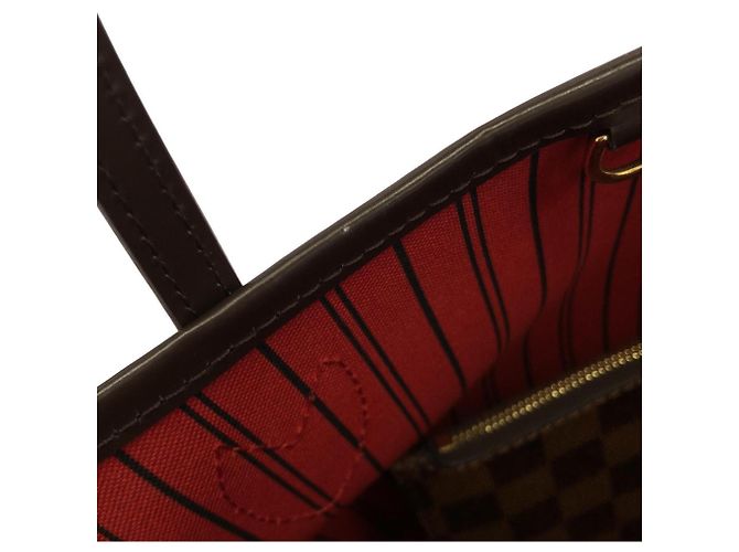 Borsa Louis Vuitton Damier Neverfull PM Damier ebene - vista 3