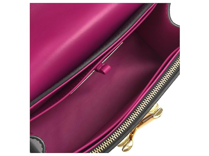 Borsa Louis Vuitton Twist One Handle PM Nero - vista 7