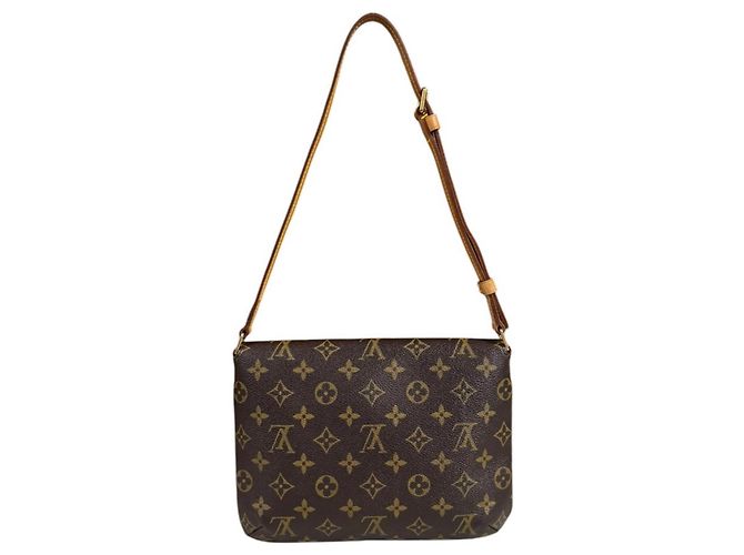 Borsa a tracolla Louis Vuitton Musette Tango Monogram Marrone Multicolore Monogramma - vista 3