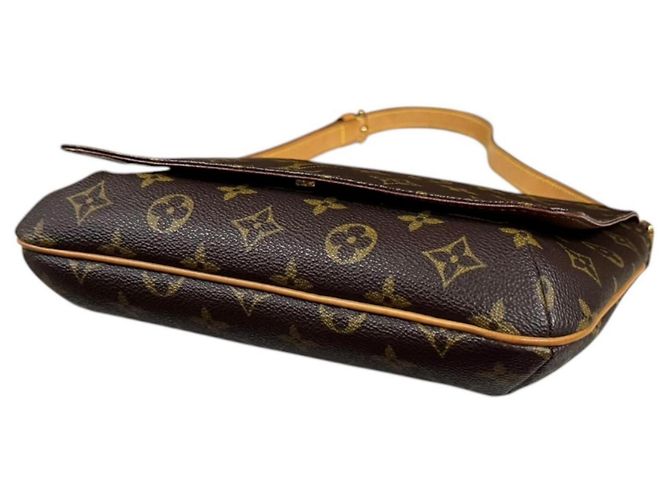 Borsa a tracolla Louis Vuitton Musette Tango Monogram Marrone Multicolore Monogramma - vista 5