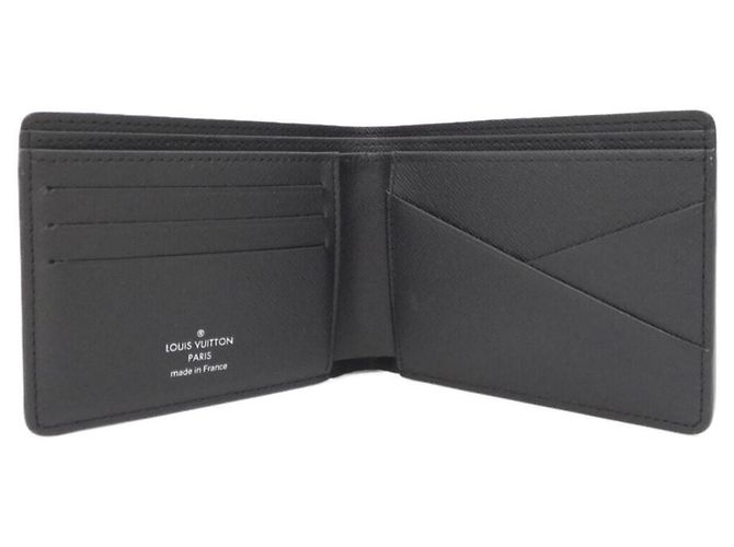 Louis Vuitton Monogram Eclipse Bill Wallet Black - view 3