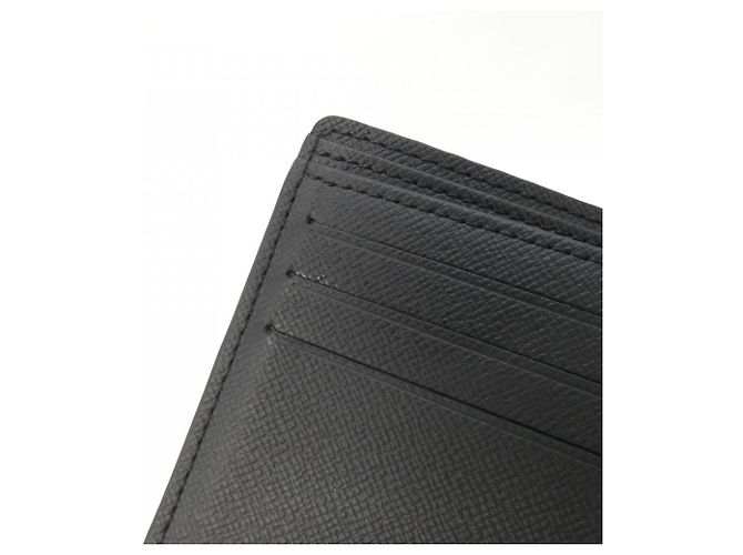 Louis Vuitton Monogram Eclipse Bill Wallet Black - view 6