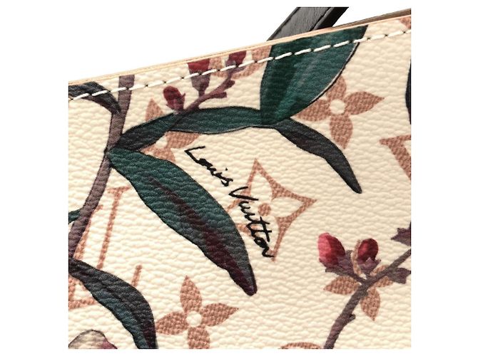 Borsa a tracolla Louis Vuitton Monogram Eden All-in-BB Multicolore Beige - vista 4